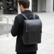 Кожаный рюкзак для ноутбука работы учебы и города Vintage Черный