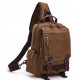 Сумка-рюкзак на одно плечо Vintage Коричневая