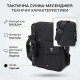 Текстильна сумка через плече для документів та міста Vintage Чорна