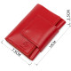 Компактне жіноче портмоне в три складання GRANDE PELLE Червоний