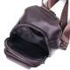 Чоловіча шкіряна сумка через плече для документів та міста Vintage Коричнева