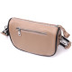 Напівкругла сумка крос-боді для жінок з натуральної шкіри Vintage Бежева
