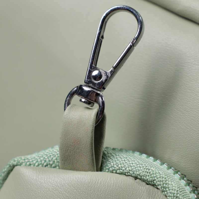 Стильная женская сумка кросс-боди с монетницей из экокожи Vintage Фисташковый