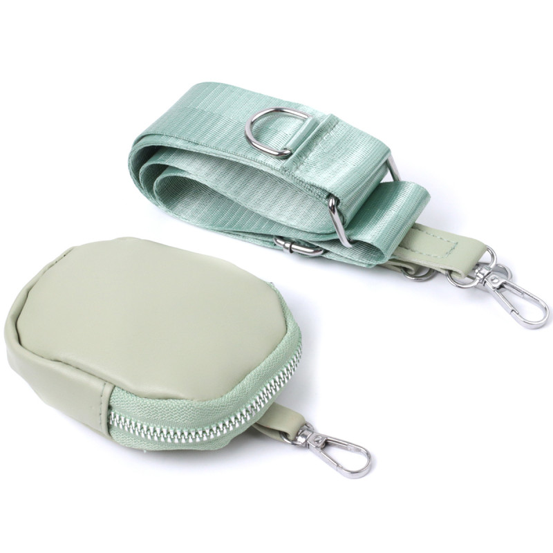 Стильная женская сумка кросс-боди с монетницей из экокожи Vintage Фисташковый