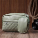 Стильная женская сумка кросс-боди с монетницей из экокожи Vintage Фисташковый