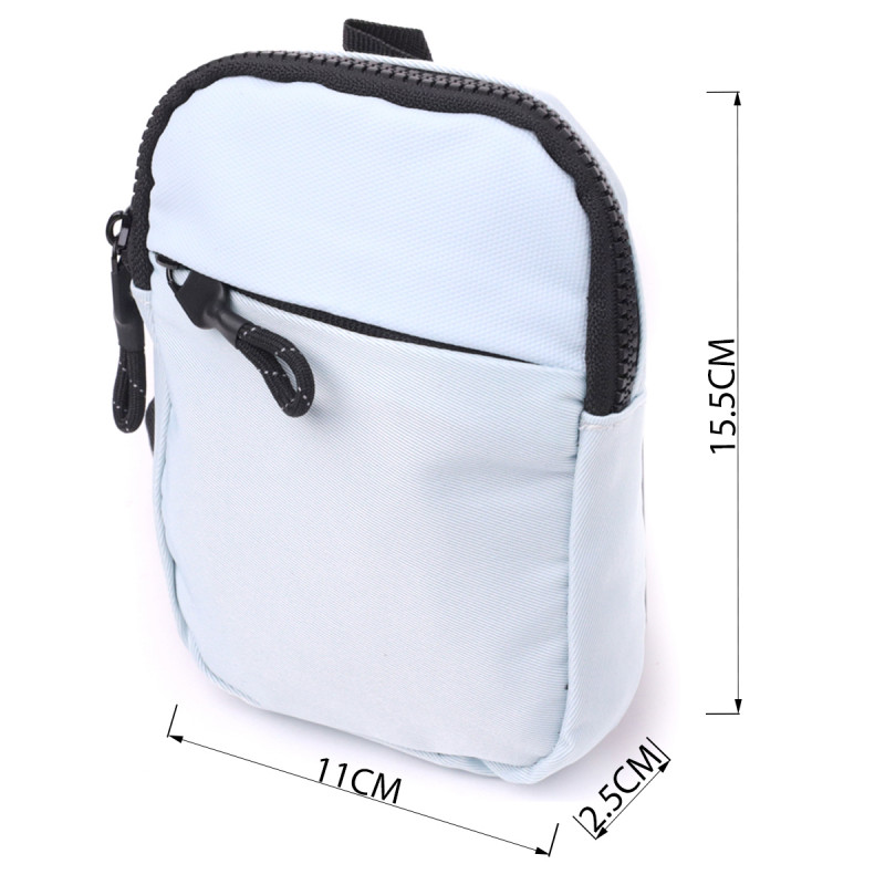 Практичная слинг сумка для путешествий из качественного текстиля Vintage Голубой