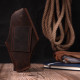 Оригинальный чехол для телефона из натуральной винтажной кожи Vintage sale_ Коричневый