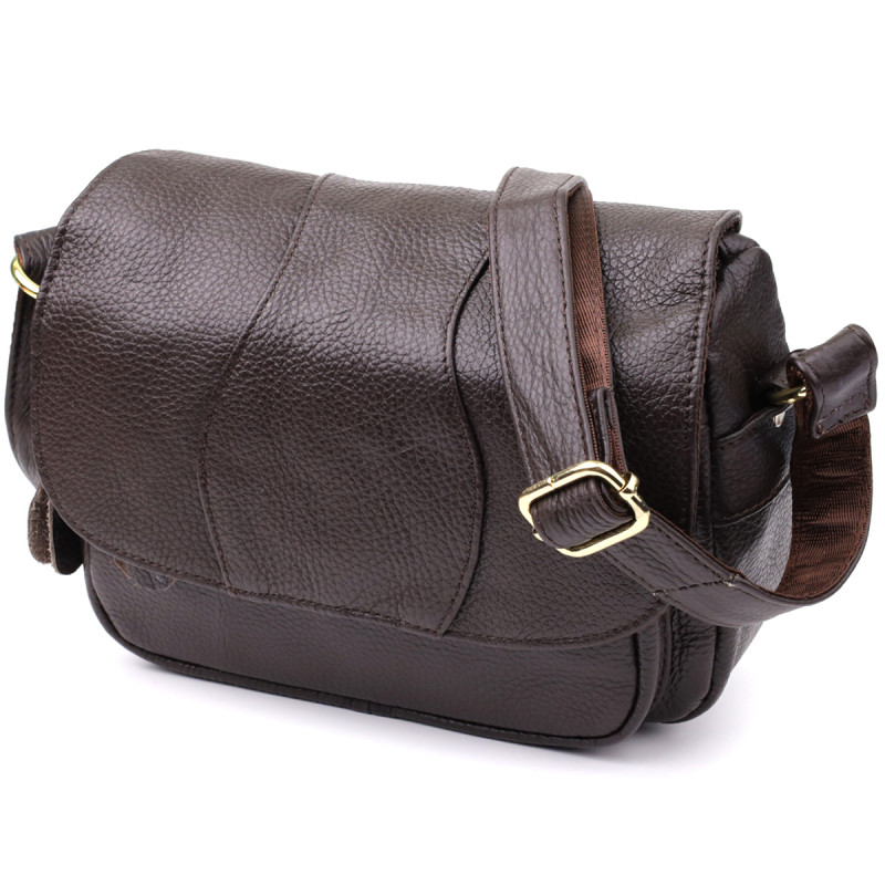 Сумка из натуральной кожи для женщин Vintage Коричневый
