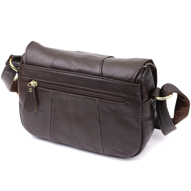 Сумка из натуральной кожи для женщин Vintage Коричневый