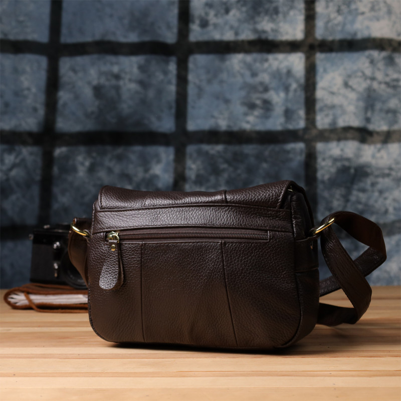 Сумка из натуральной кожи для женщин Vintage Коричневый