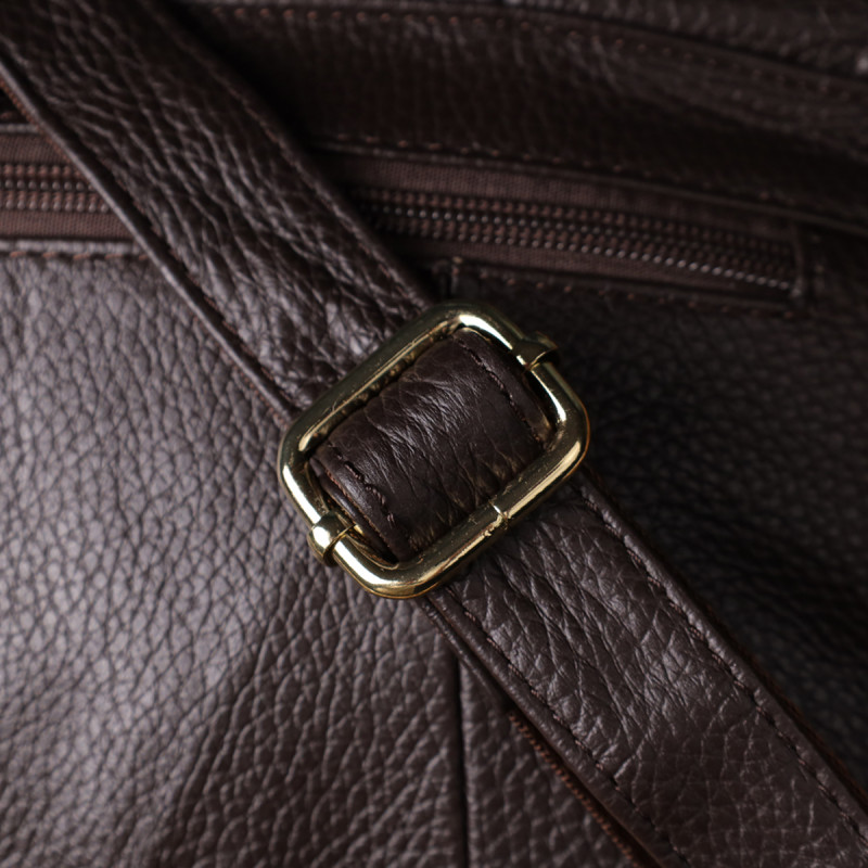 Сумка из натуральной кожи для женщин Vintage Коричневый