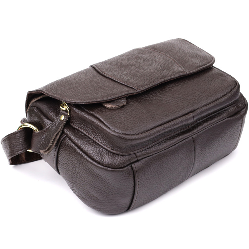 Сумка из натуральной кожи для женщин Vintage Коричневый