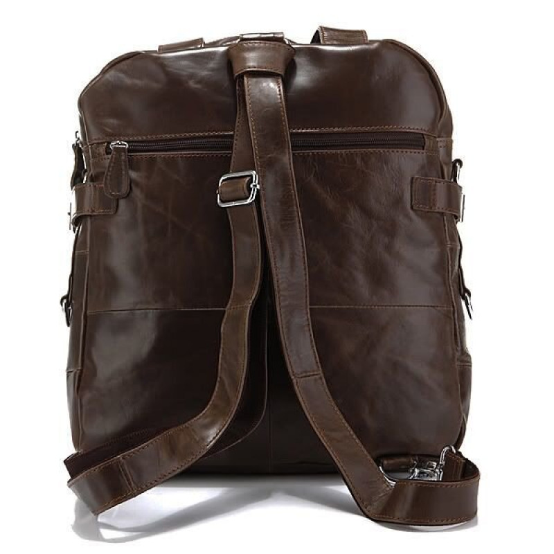 Сумка рюкзак кожаная