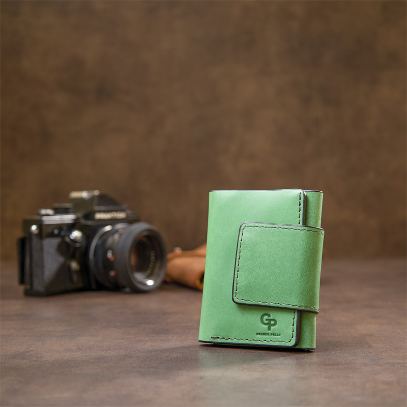 Матове портмоне GRANDE PELLE Зелений
