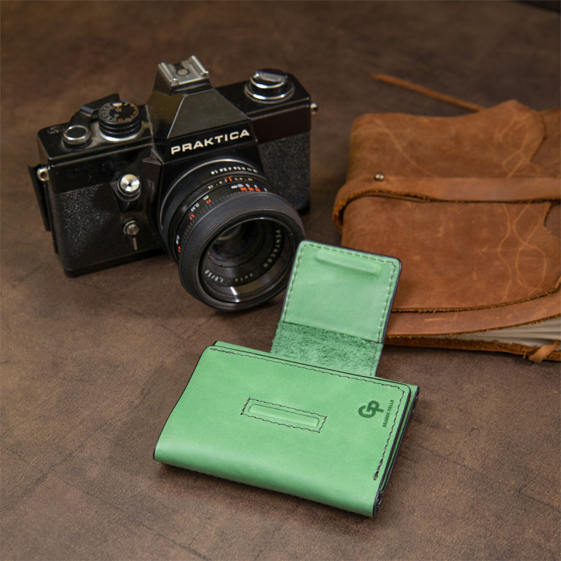 Матове портмоне GRANDE PELLE Зелений