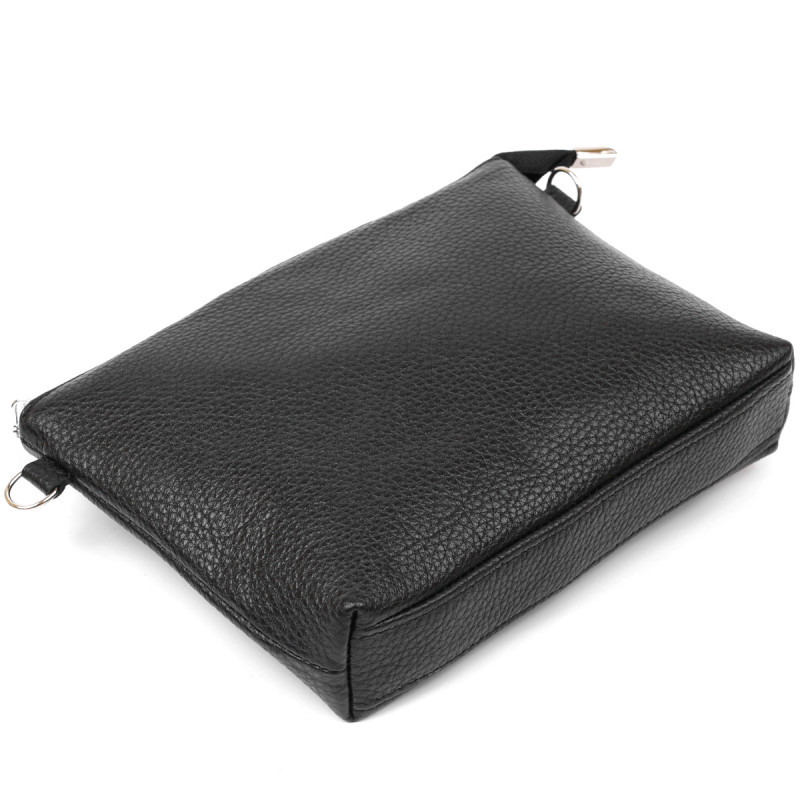 Женская сумка кросс-боди из натуральной кожи Shvigel Черный