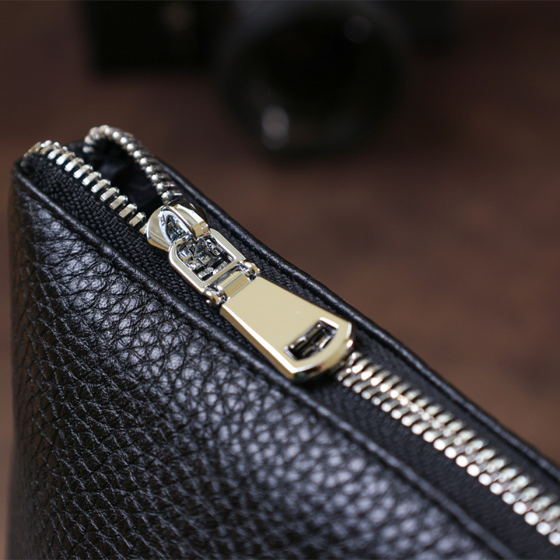 Женская сумка кросс-боди из натуральной кожи Shvigel Черный