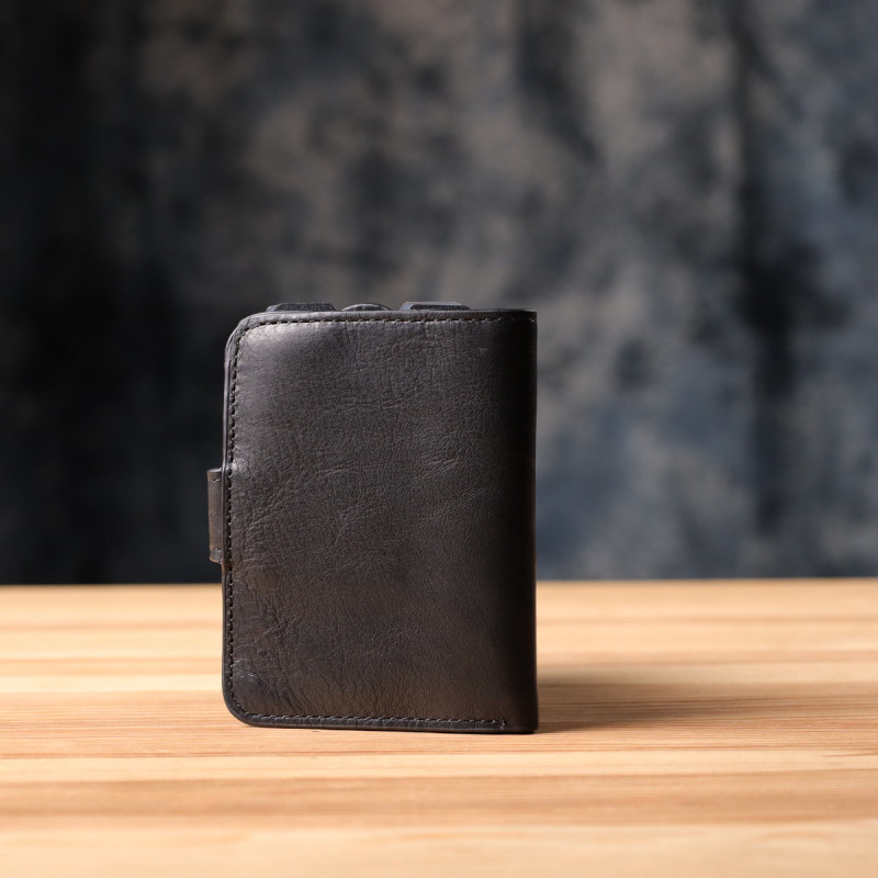 Місткий картхолдер із натуральної шкіри Tony Perotti _ ( nero) Чорний