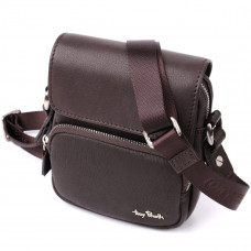 Небольшая сумка из матовой зернистой натуральной кожи Tony Perotti _ (- moro)