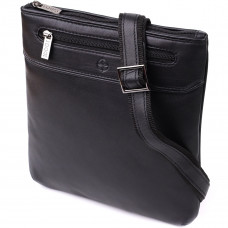 Мужская сумка через плечо из натуральной кожи Tony Perotti _ ( nero) Черный