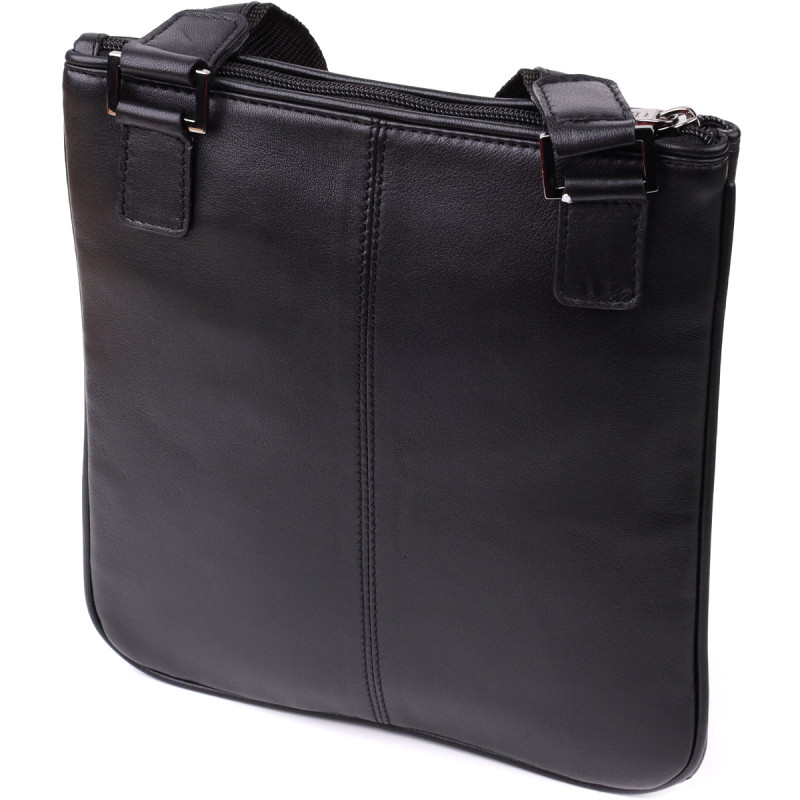 Мужская сумка через плечо из натуральной кожи Tony Perotti _ ( nero) Черный