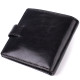 Стильный кошелек унисекс из глянцевой натуральной кожи Tony Perotti _ ( nero) Черный