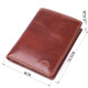 Гаманець для чоловіків з глянсової натуральної шкіри Tony Perotti _ ( moro) Коричневий