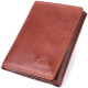 Компактний гаманець для чоловіків з натуральної глянсової шкіри Tony Perotti _ ( moro) Коричневий