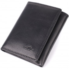 Небольшой бумажник для мужчин из глянцевой натуральной кожи Tony Perotti _ ( nero) Черный