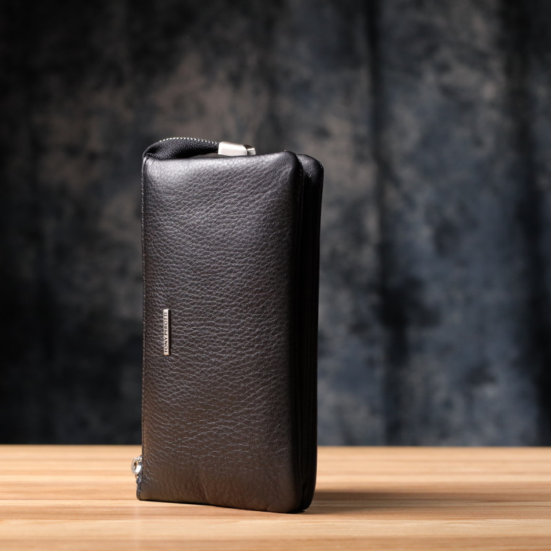 Оригинальный женский кошелек из натуральной кожи Tony Perotti _ ( nero) Черный