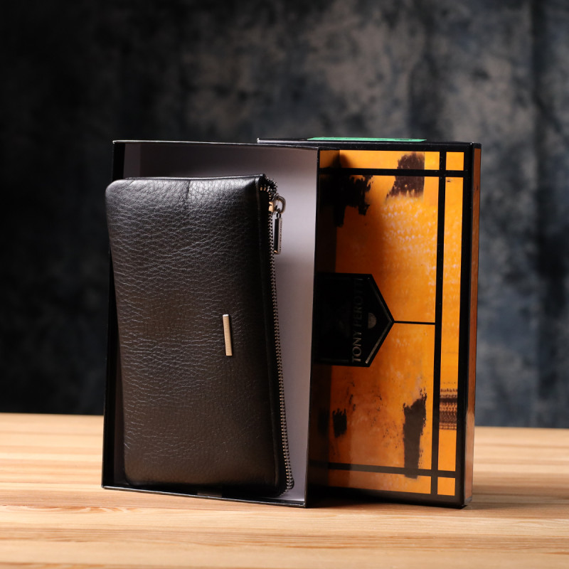 Оригинальный женский кошелек из натуральной кожи Tony Perotti _ ( nero) Черный