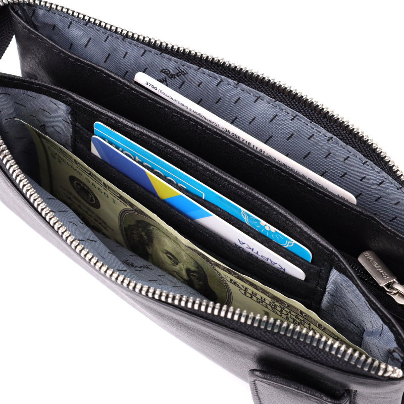 Оригинальный женский кошелек из натуральной кожи Tony Perotti _ ( nero) Черный