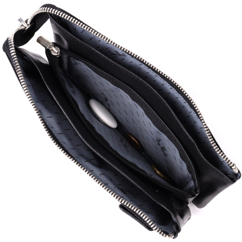 Оригинальный женский кошелек из натуральной кожи Tony Perotti _ ( nero) Черный