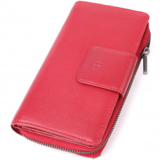 Женский вертикальный кошелек из натуральной кожи Tony Perotti _ ( rosso) Красный