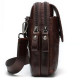 Сумка компактна чоловіча шкіряна Vintage Коричнева
