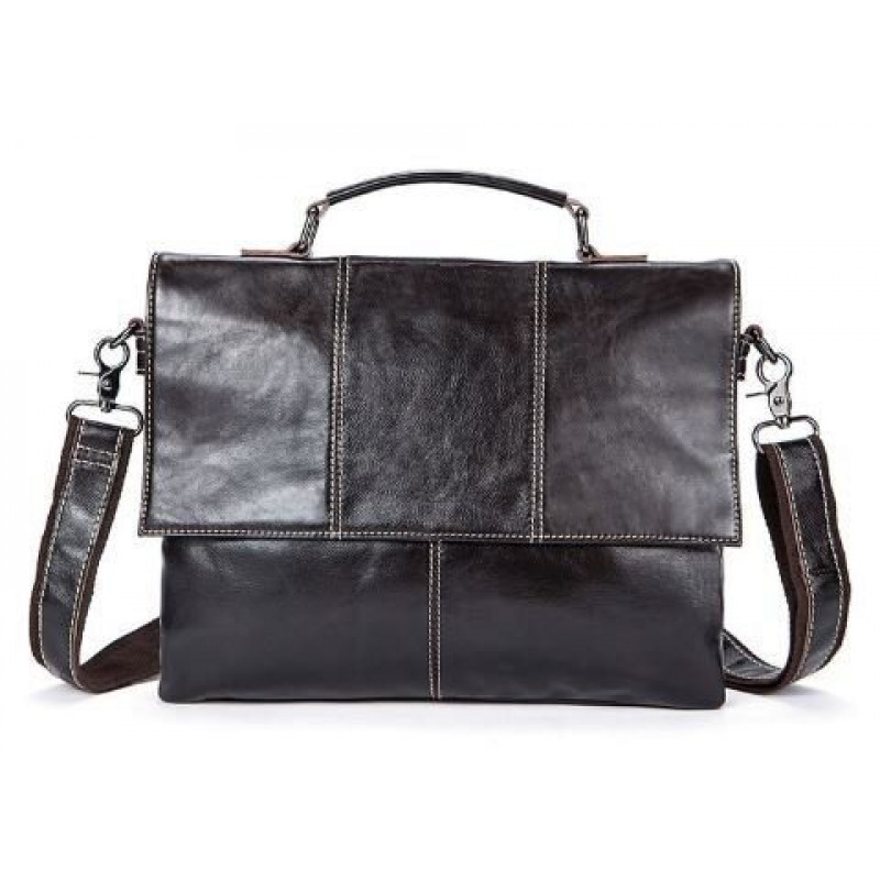 Мужская сумка кожаная Vintage Коричневая