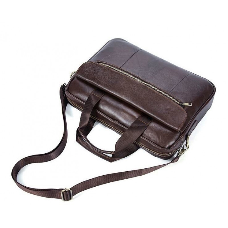 Сумка мужская под ноутбук Vintage Коричневая