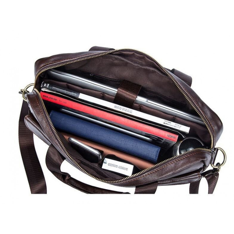 Сумка мужская под ноутбук Vintage Коричневая