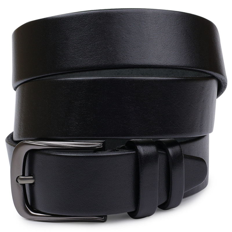 Класичний ремінь для чоловіків Vintage Чорний