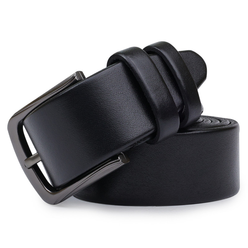 Класичний ремінь для чоловіків Vintage Чорний