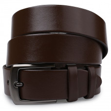 Гладкий чоловічий ремінь Vintage Коричневий