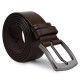 Гладкий чоловічий ремінь Vintage Коричневий