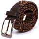 Гарний текстильний ремень Vintage Коричневий