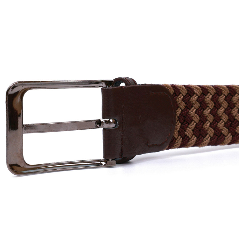Гарний текстильний ремень Vintage Коричневий
