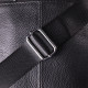 Удобная вертикальная сумка для мужчин из натуральной кожи Vintage sale_ Черный