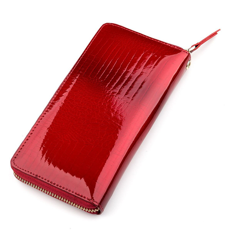 Кошелек женский ST Leather (SA) на молнии Красный