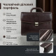 Чоловічий діловий портфель Tony Perotti натуральна шкіра Italico / () Коричневий