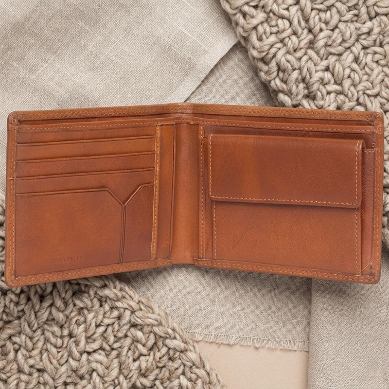 Чоловіче портмоне Tony Perotti Cortina tan () Рудий