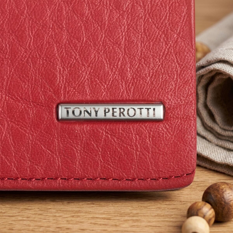 Женское портмоне Tony Perotti New Contatto () Красное