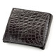Кошелек мужской CROCODILE LEATHER из натуральной кожи крокодила Черный